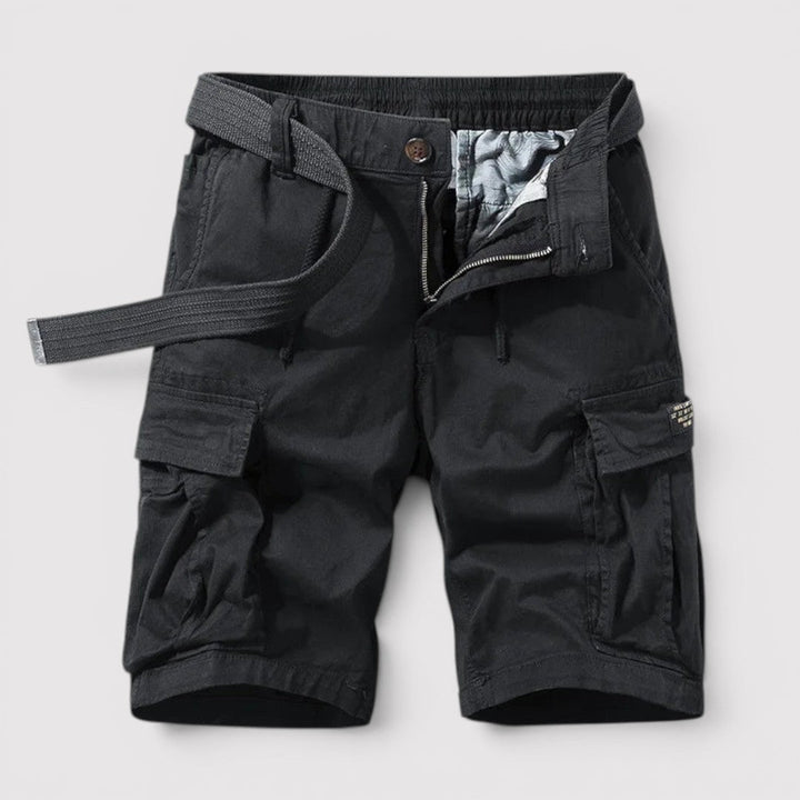 Michael Sydney men's cargo shorts, front view