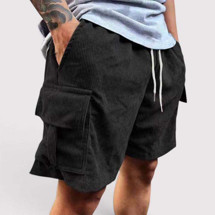 Michael Sydney men's cargo shorts, front view
