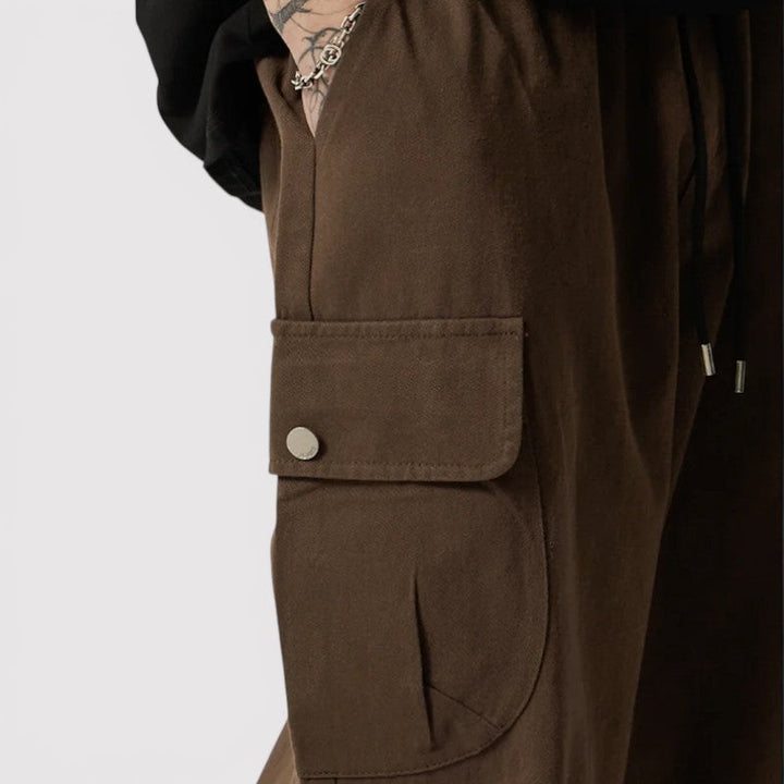 Michael Sydney men's lightweight cargo pants, front view