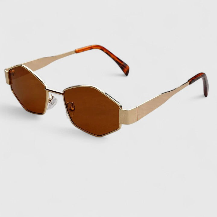 Mandy™ | Hexagonal Metal Sunglasses