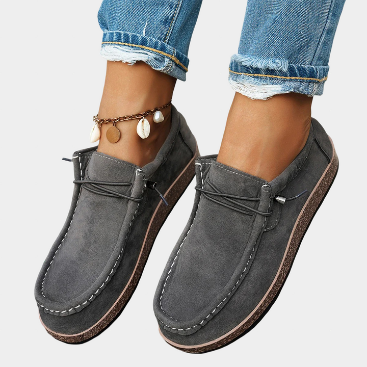 Candice™ | Grey Platform Comfort Shoes