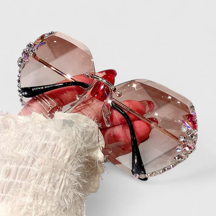 Winsome™ | Rimless Diamanté Sunglasses