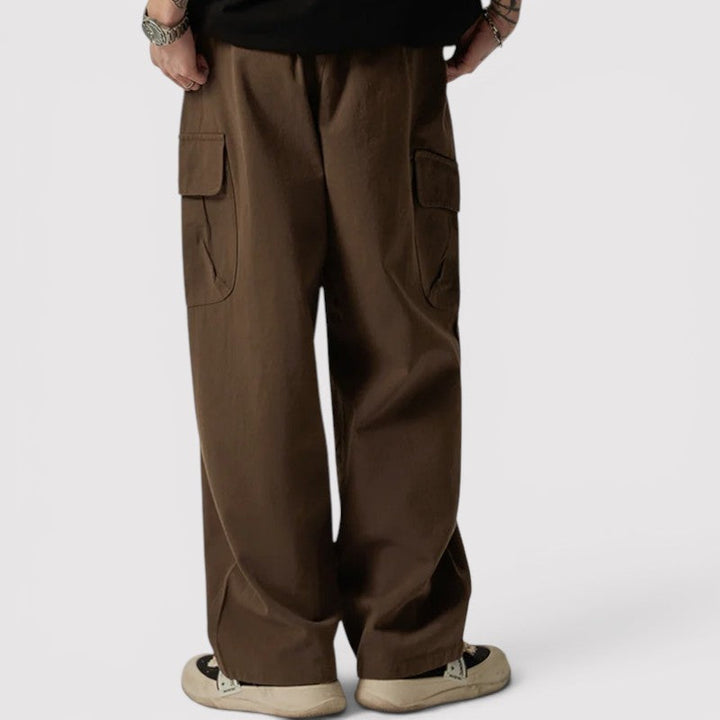 Michael Sydney men's lightweight cargo pants, front view