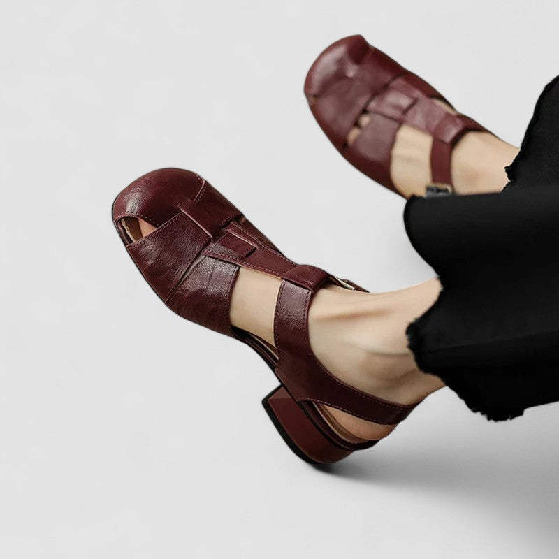 Kathy™ | Woven Closed-Toe Sandals