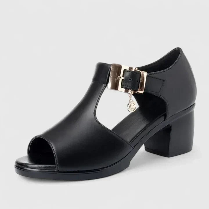Wilma™ | Peep-Toe Block Heels