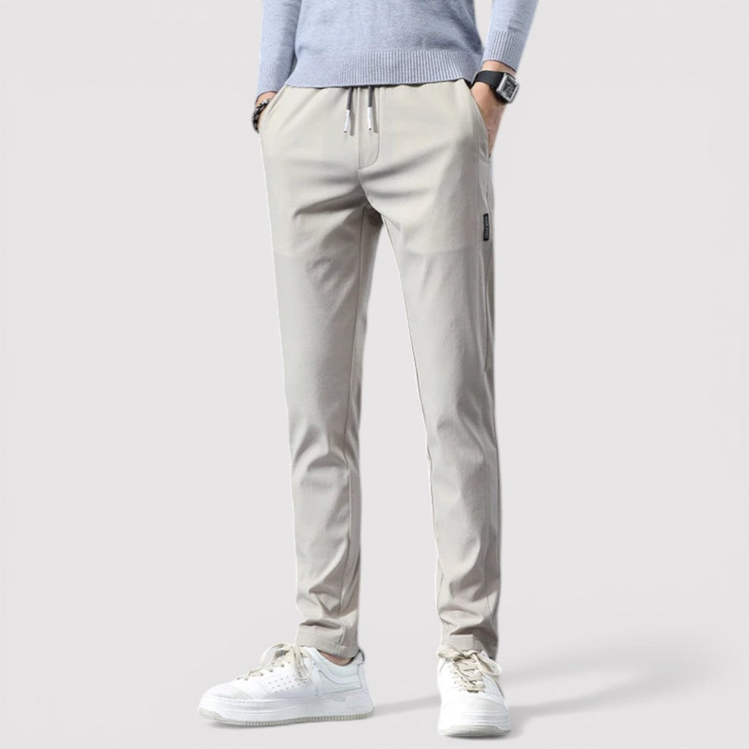 Michael Sydney men's slim pants, front view