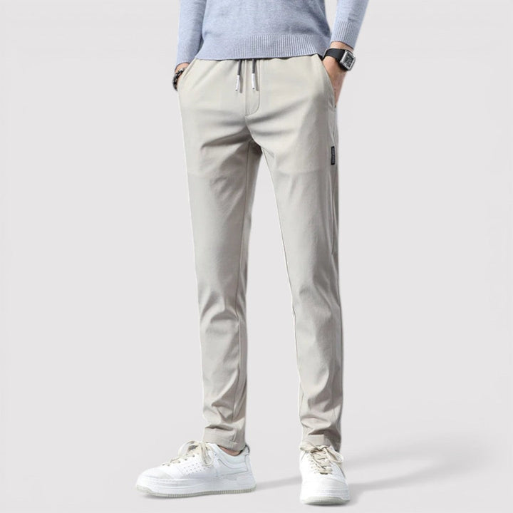 Michael Sydney men's slim pants, front view