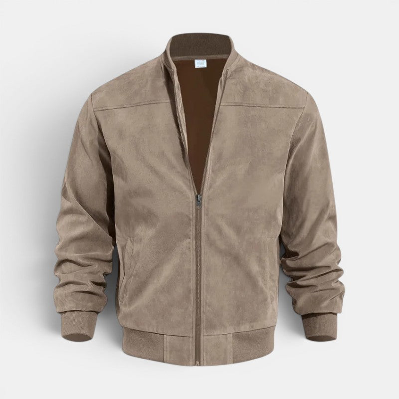 Michael Sydney men's jacket with stand collar, front view