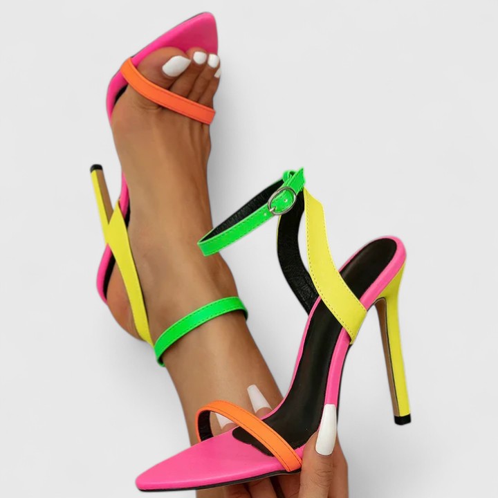 Laura™ | Neon Multicolour Pumps