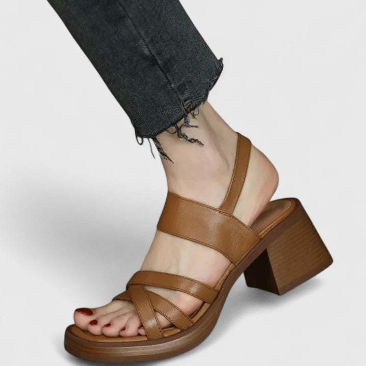 Peggy™ | Cross-Strap Sandals