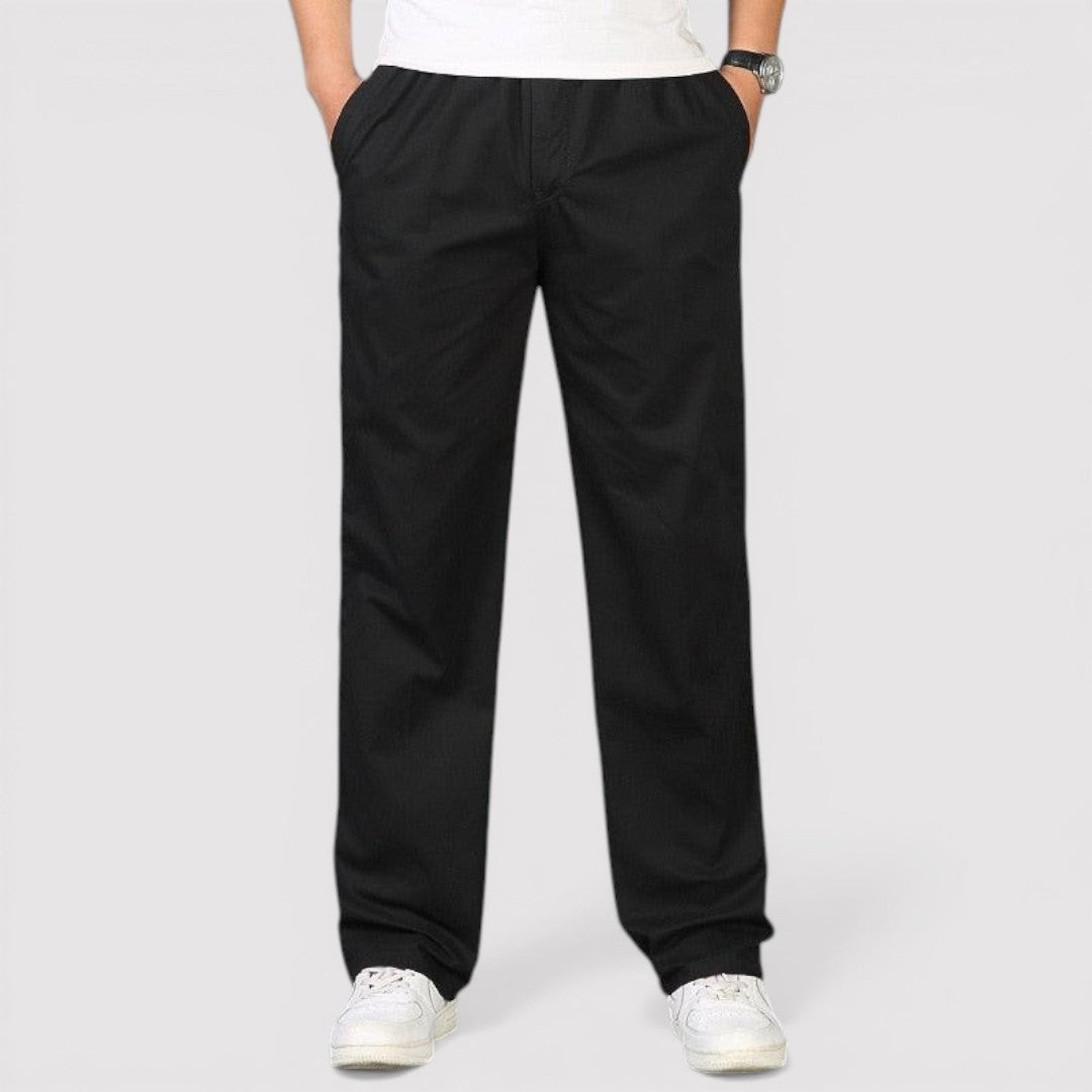 Michael Sydney men's straight leg pants, front view
