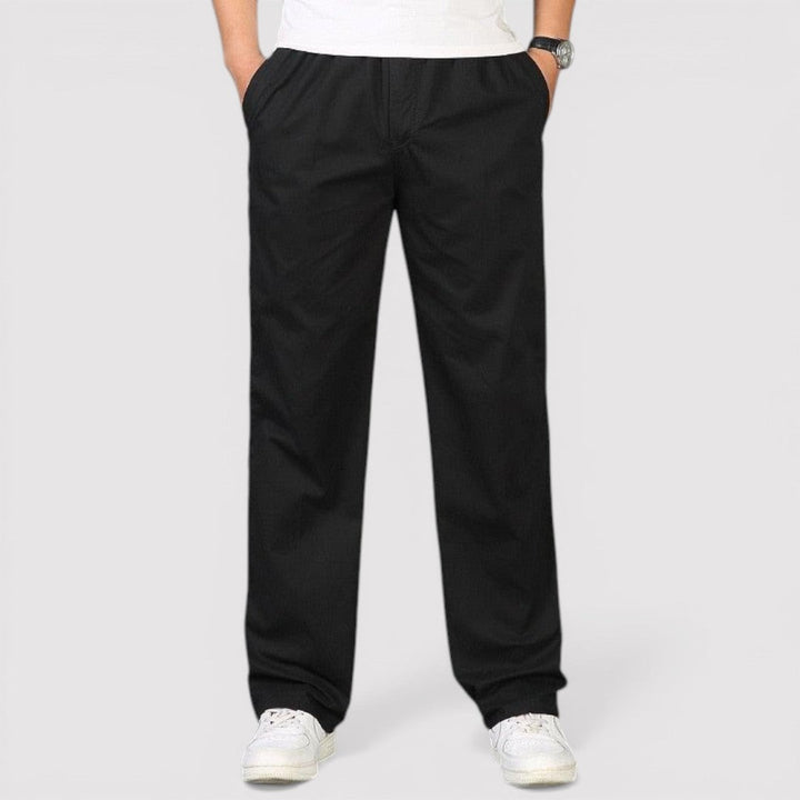 Michael Sydney men's straight leg pants, front view