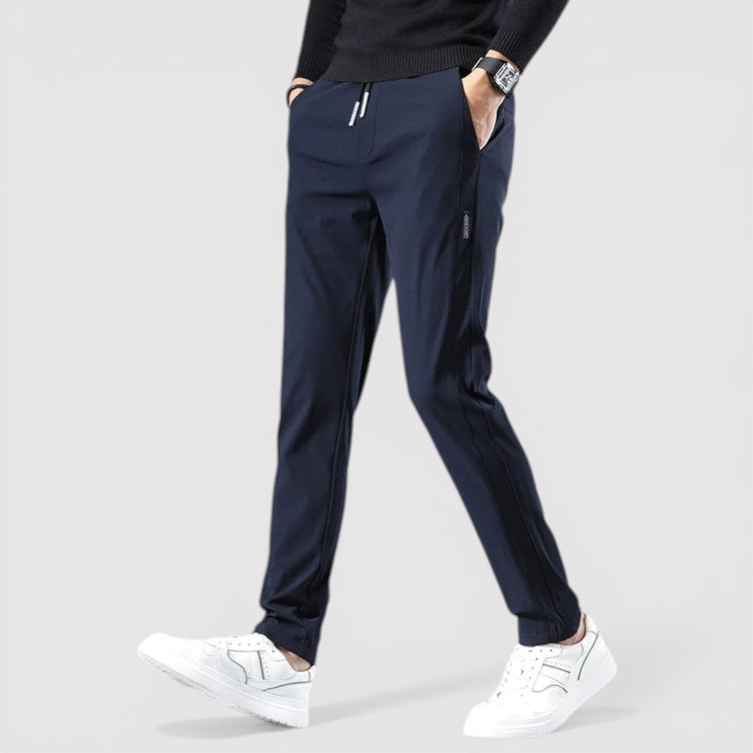 Michael Sydney men's slim pants, front view