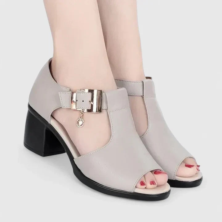 Wilma™ | Peep-Toe Block Heels