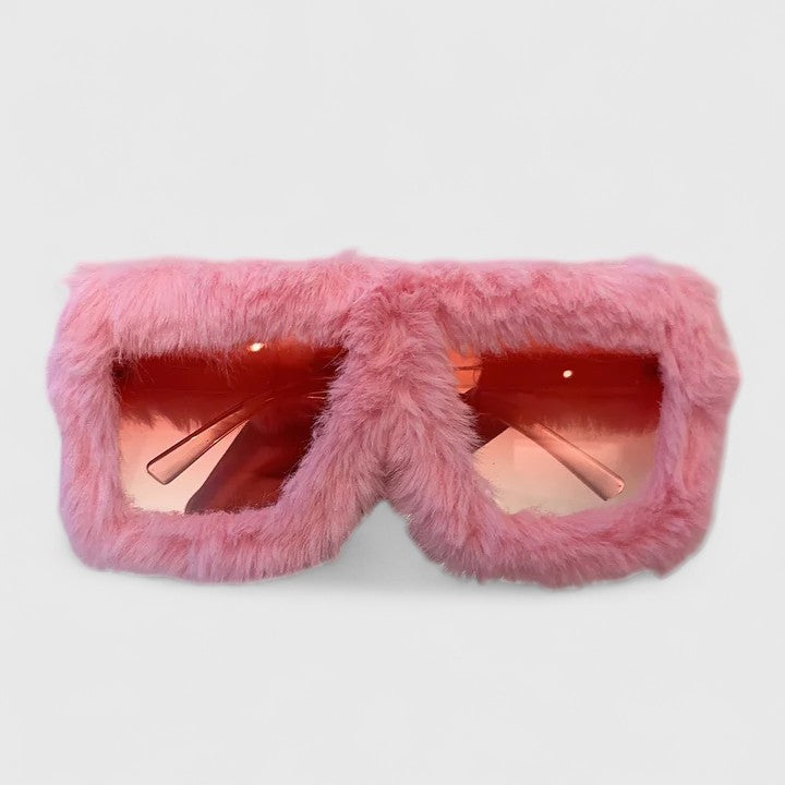 Leonie™ | Fluffy Trim Statement Sunglasses