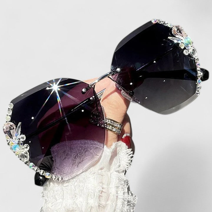 Winsome™ | Rimless Diamanté Sunglasses