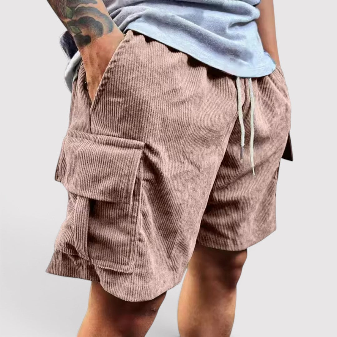Michael Sydney men's cargo shorts, front view