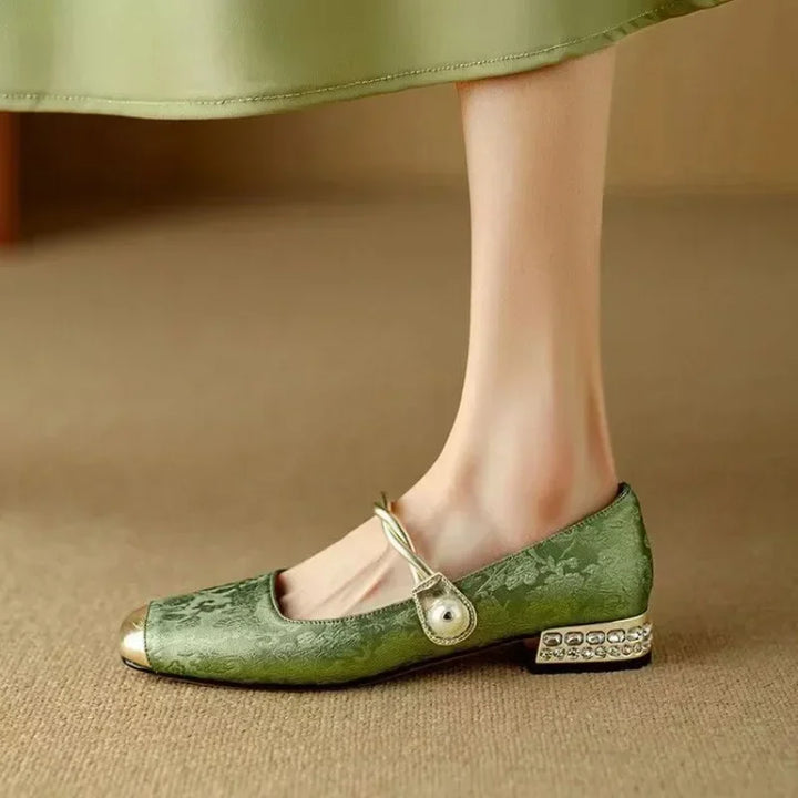 Ellen™ | Crystal-Heel Mary Janes