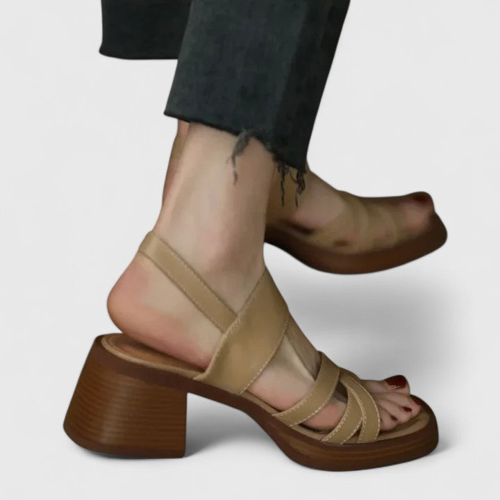 Peggy™ | Cross-Strap Sandals
