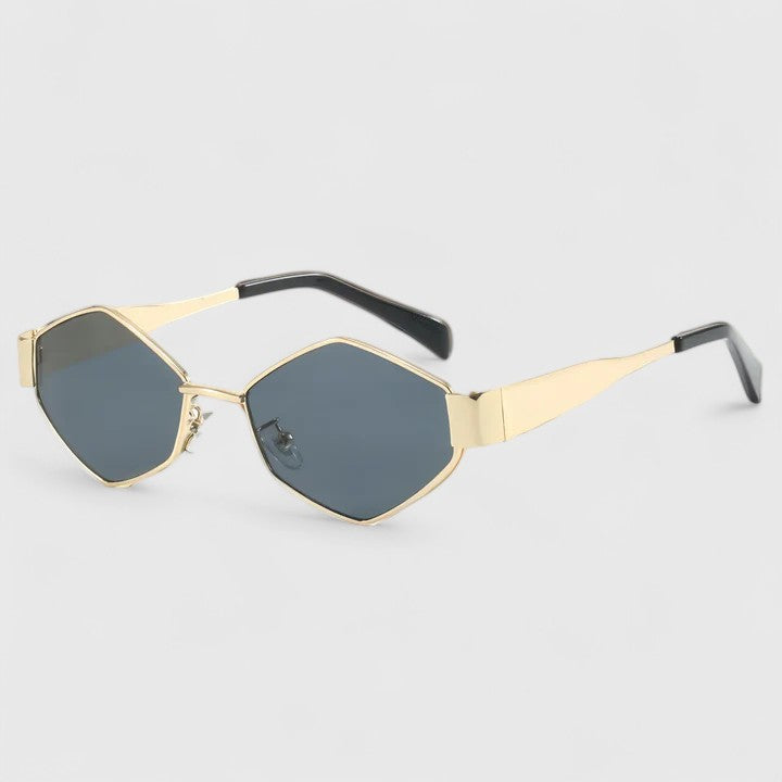 Mandy™ | Hexagonal Metal Sunglasses