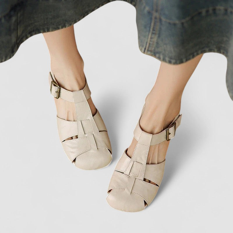 Kathy™ | Woven Closed-Toe Sandals