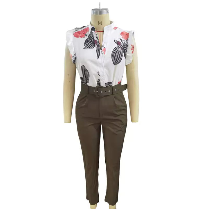 Kelly™ | Ruffle-Sleeve Floral Set