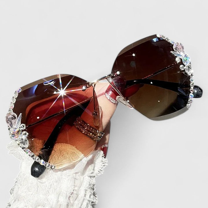 Winsome™ | Rimless Diamanté Sunglasses