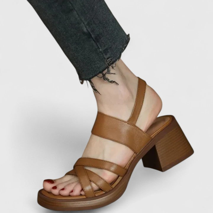 Peggy™ | Cross-Strap Sandals