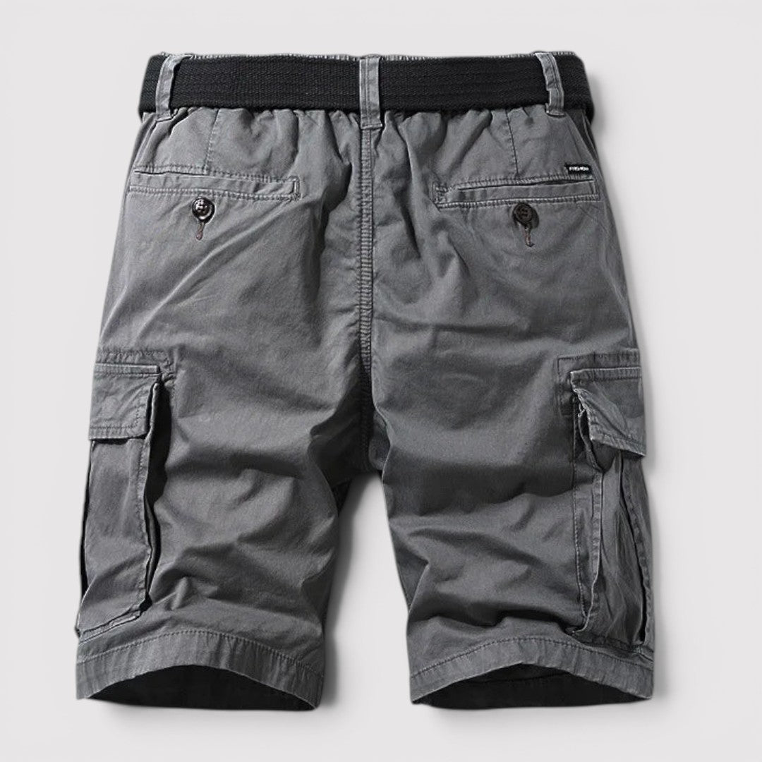 Michael Sydney men's cargo shorts, front view