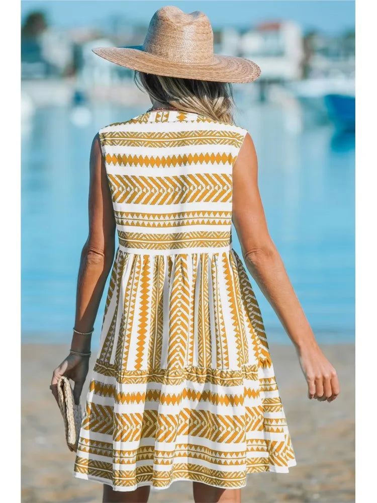 Yvonne™ | Geometric Summer Dress