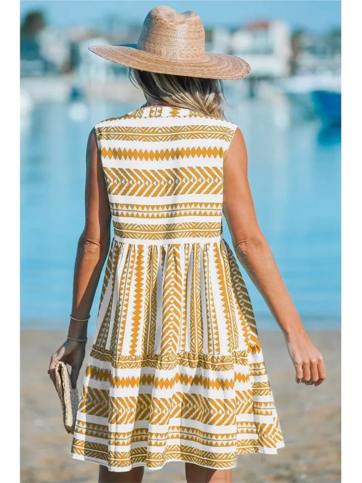 Yvonne™ | Geometric Summer Dress