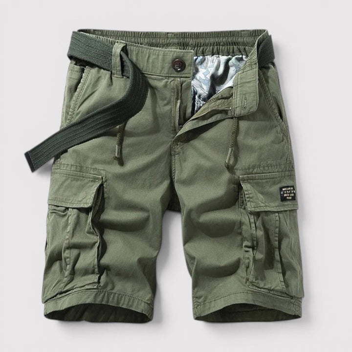 Michael Sydney men's cargo shorts, front view