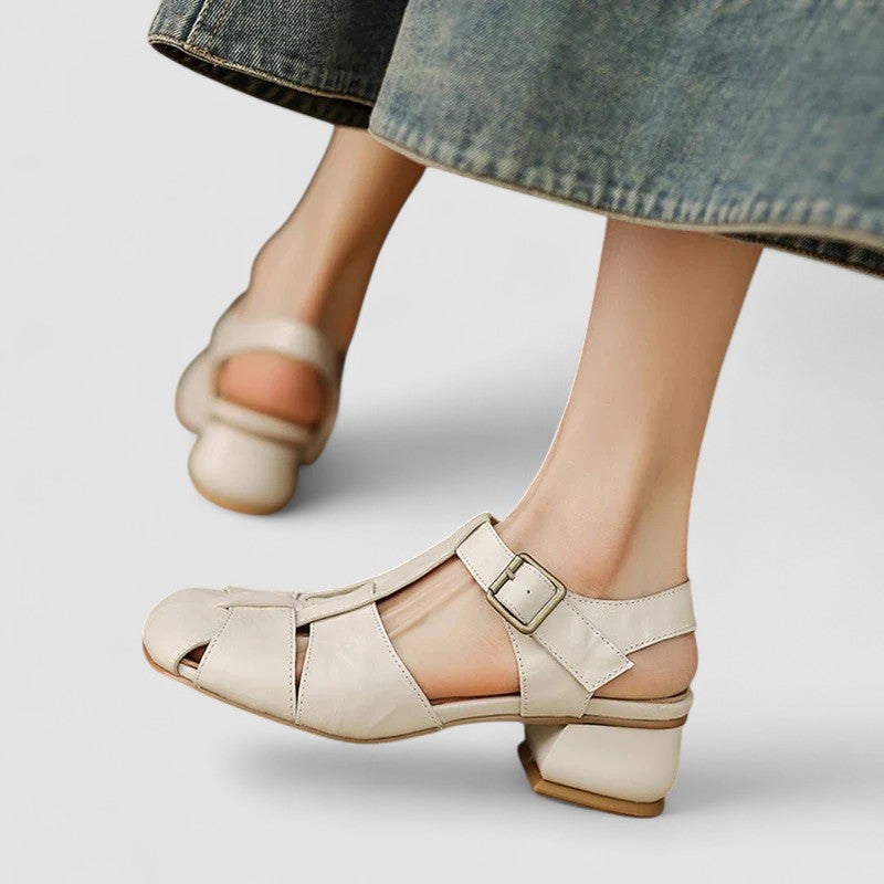 Kathy™ | Woven Closed-Toe Sandals