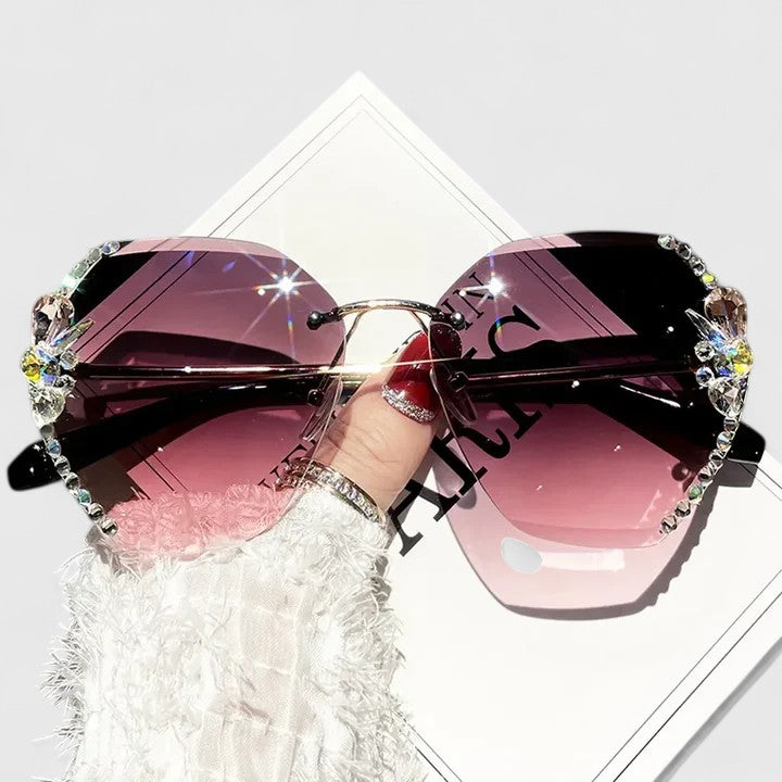 Winsome™ | Rimless Diamanté Sunglasses