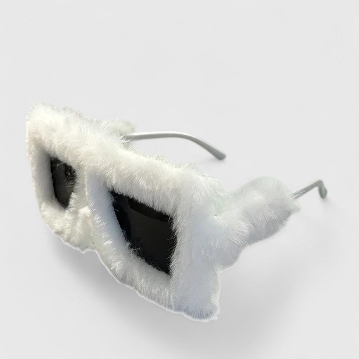 Leonie™ | Fluffy Trim Statement Sunglasses
