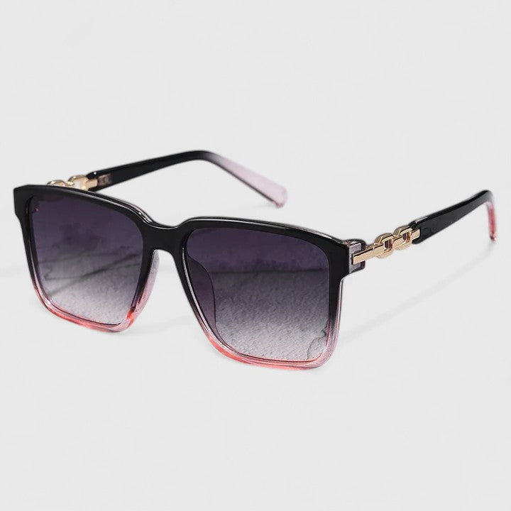 Cheree™ | Chain-Detail Square Sunglasses