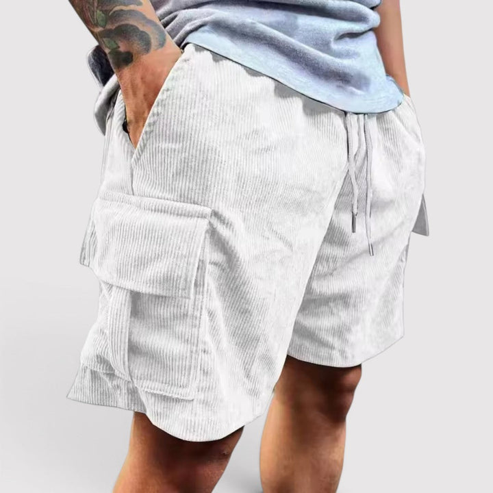 Michael Sydney men's cargo shorts, front view