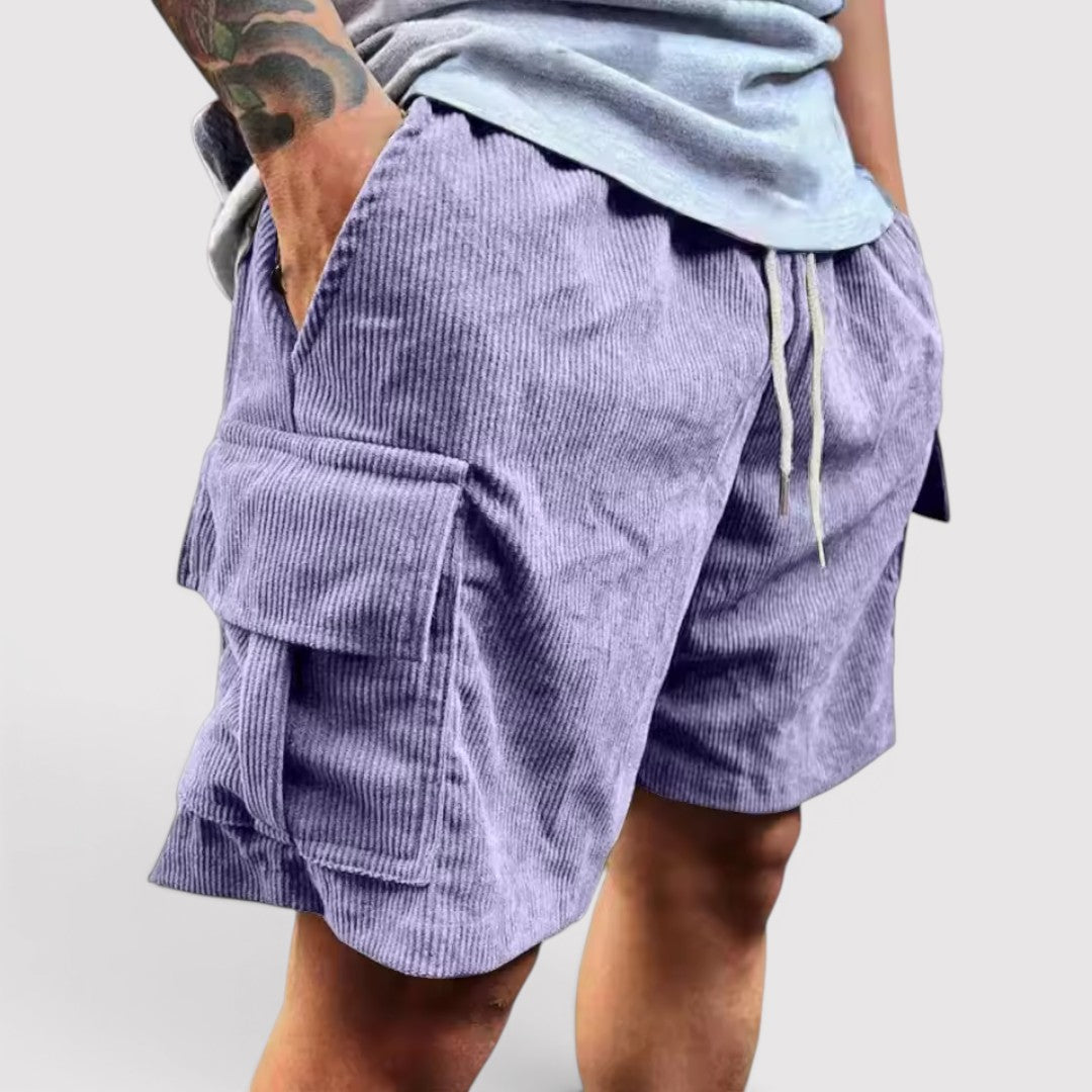 Michael Sydney men's cargo shorts, front view