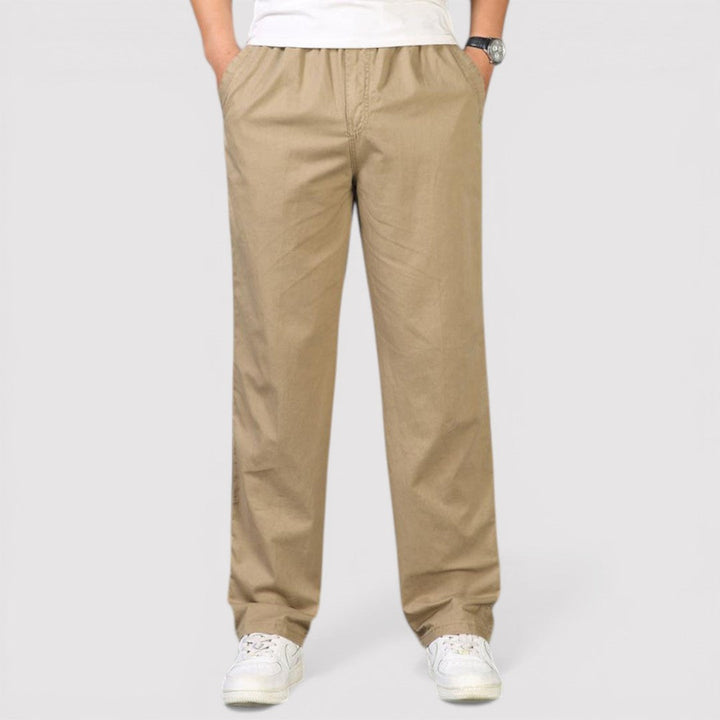 Michael Sydney men's straight leg pants, front view