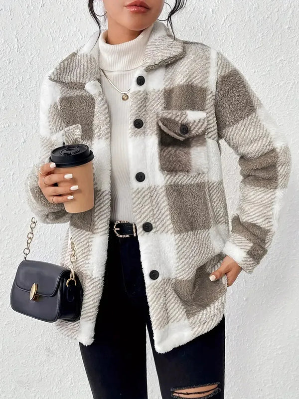 Meredith™ | Checked Cosy Jacket