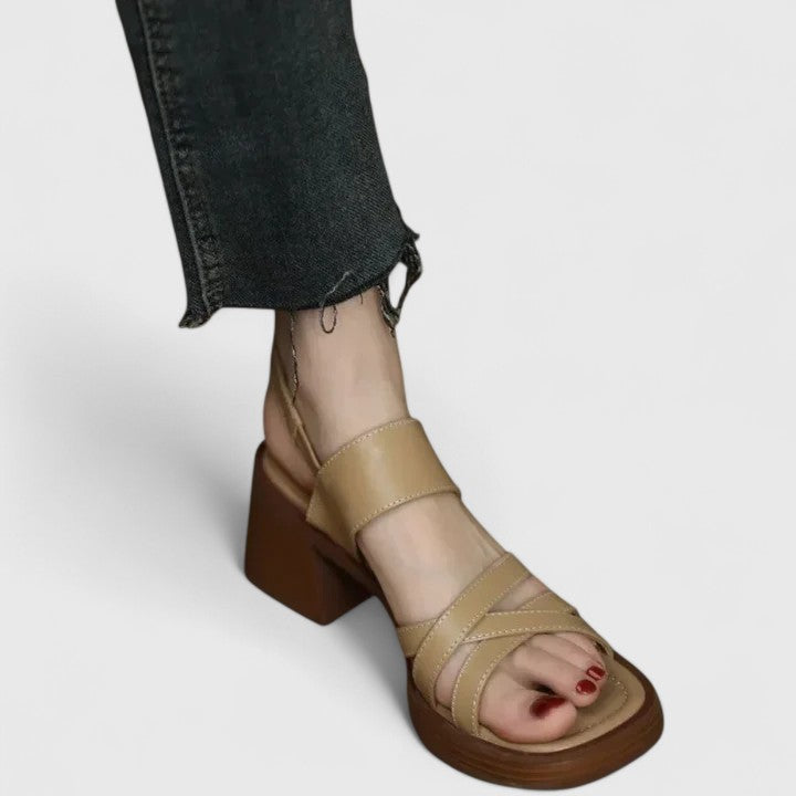 Peggy™ | Cross-Strap Sandals