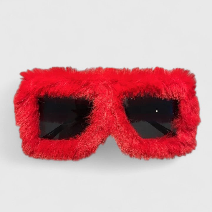 Leonie™ | Fluffy Trim Statement Sunglasses