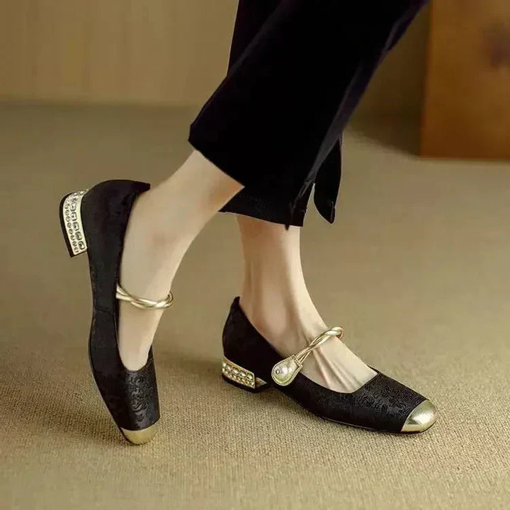 Ellen™ | Crystal-Heel Mary Janes