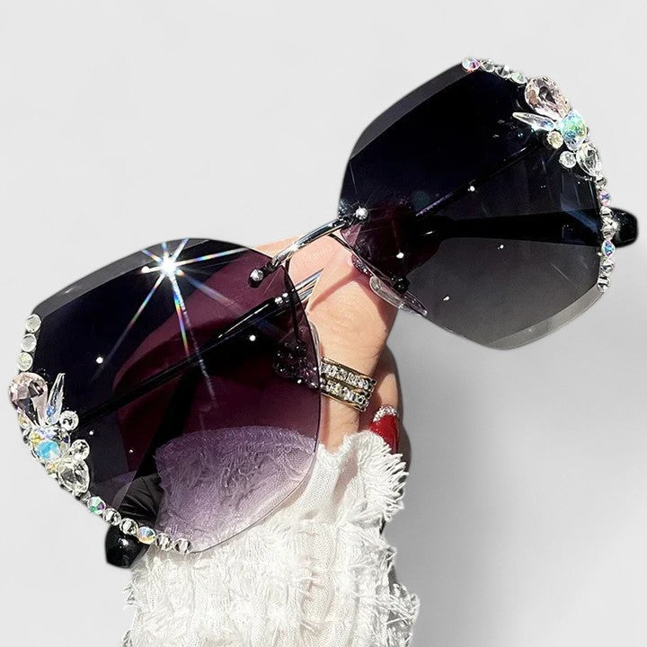Winsome™ | Rimless Diamanté Sunglasses