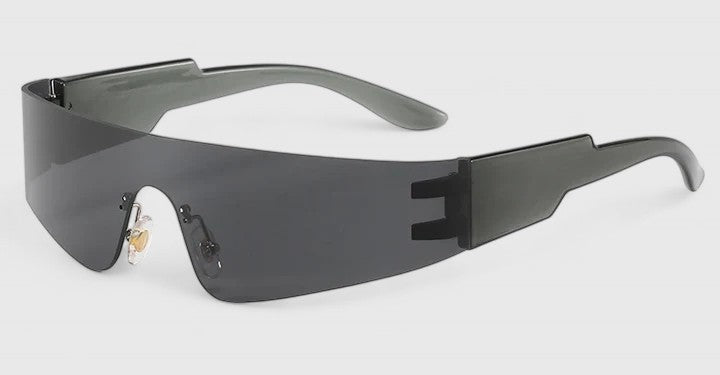 Rhianna™ | Rimless Wraparound Sunglasses