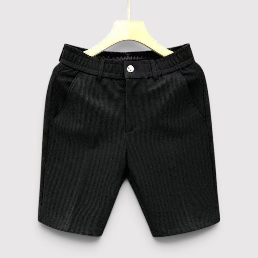 Michael Sydney men's lightweight basic shorts, front view