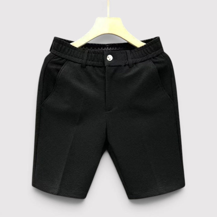 Michael Sydney men's lightweight basic shorts, front view