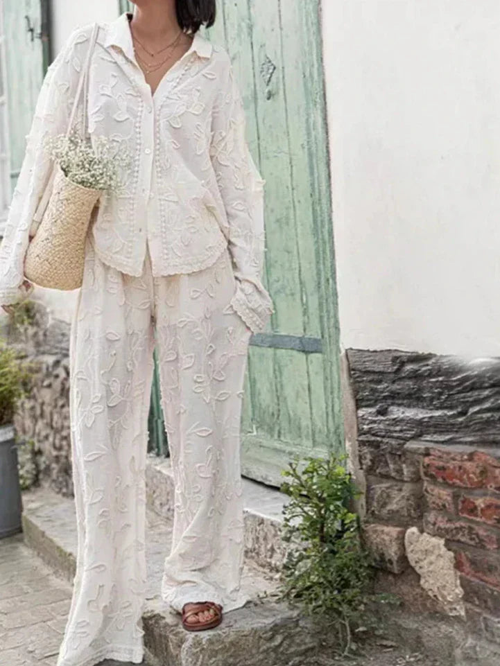 Alicia™ | Embroidered Relaxed Set