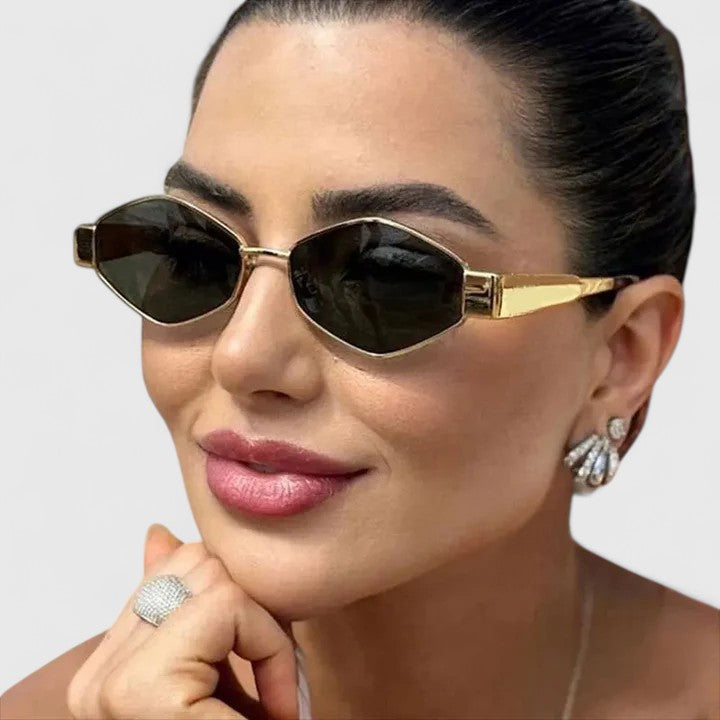 Mandy™ | Hexagonal Metal Sunglasses