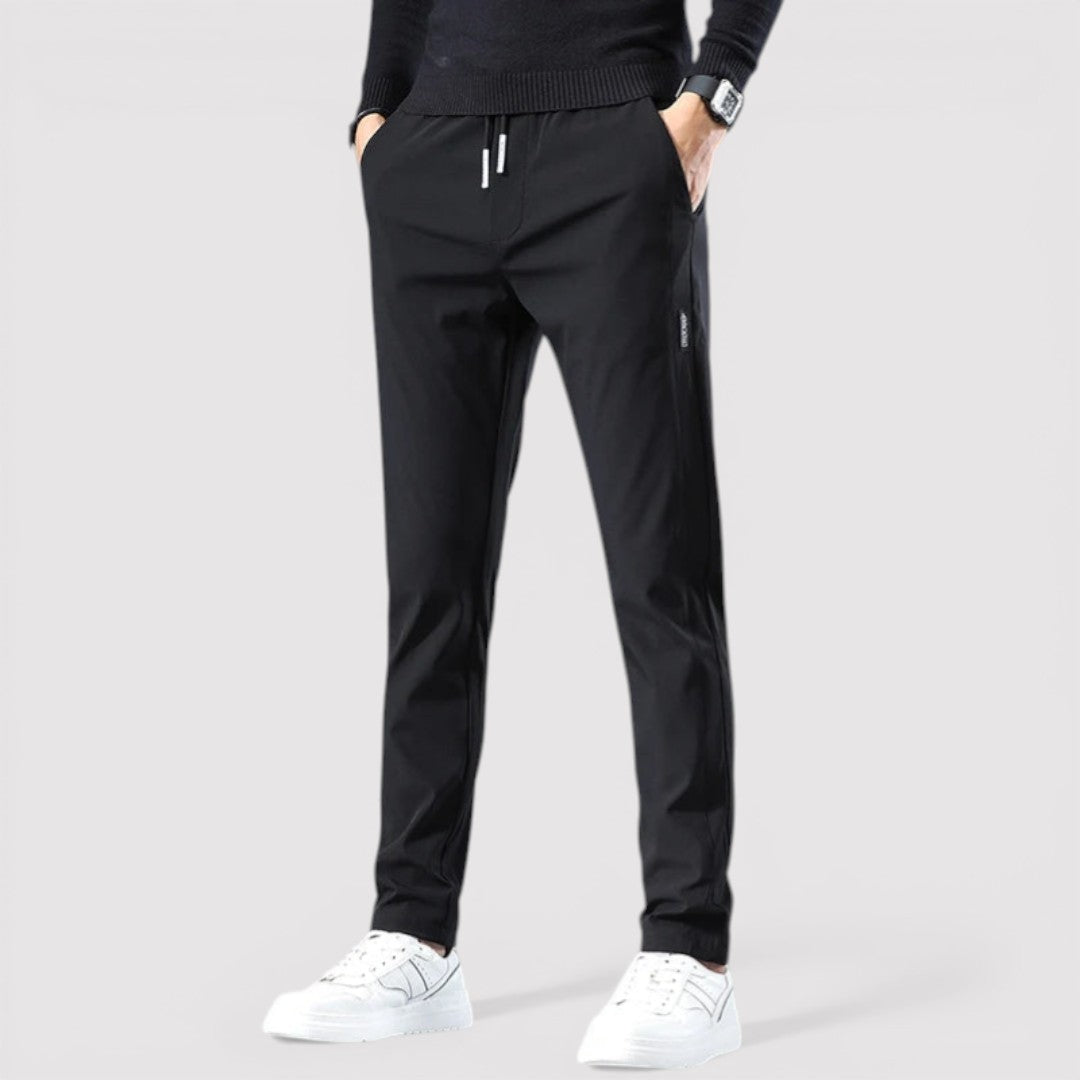 Michael Sydney men's slim pants, front view